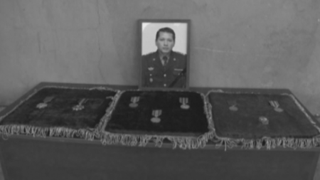 Полковник Мейіржан Аймановты Жамбыл жұрты соңғы сапарға шығарып салды