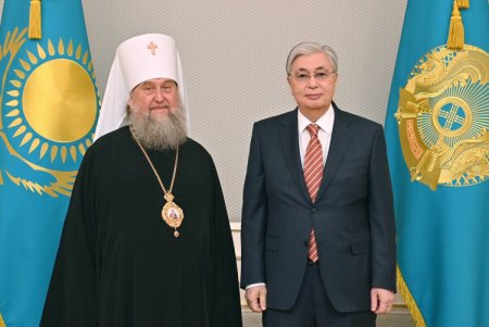Президент Астана және Қазақстан митрополиті Александрды қабылдады