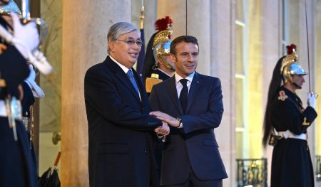 Мемлекет басшысы Франция Президенті Эмманюэль Макронмен кездесті