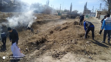 «Birge – taza Qazaqstan» экологиялық акциясы аясында аудандық сенбілік өткізілді