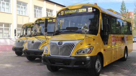 Сыр елінде оқушылар мектепке жаңа автобустармен қатынайтын болады