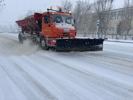 Қар тазалау жұмыстары жүргізілуде