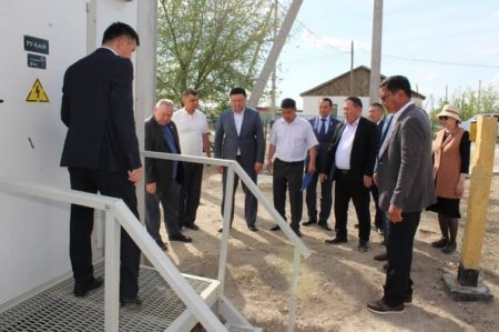 Партиялық бақылау комиссиясының мүшелері электр жабдықтау құрылысына мониторинг жұмыстарын жүргізді