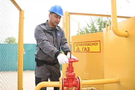 Нағи Ілиясов ауылына  табиғи газ берілді