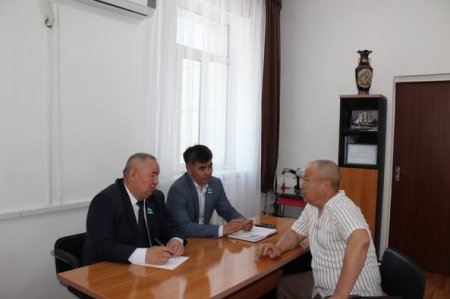 Жеке қабылдау өткізді
