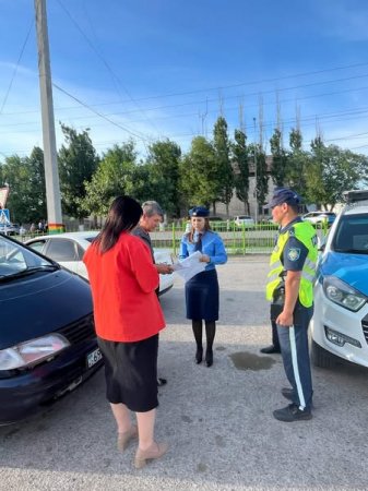 Жол-көлік қозғалысы қауіпсіздігін қамтамасыз ету мақсатында түсіндірме жұмыстары жүргізілді
