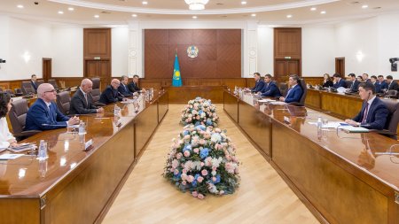 Олжас Бектенов Roca Group компаниясының басшысы Сантьяго де Гомар Рокамен Қызылорда облысындағы зауыт құрылысын талқылады