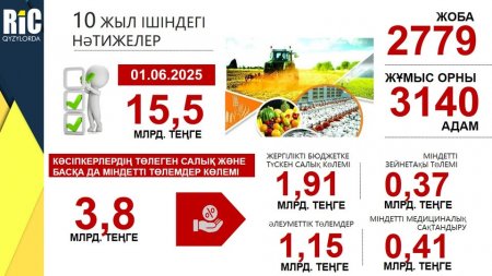 Кәсіпкерлер 10 жылда бюджетке 2 млрд теңгеге жуық салық төледі