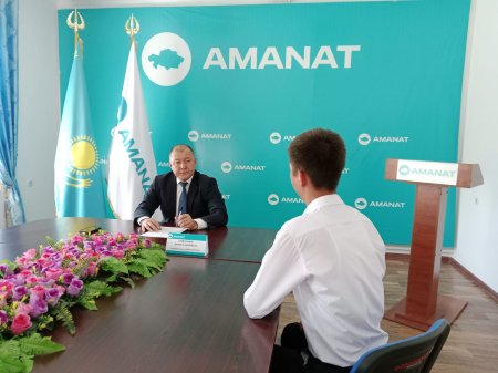 Аудан әкімінің орынбасары жеке қабылдау өткізді