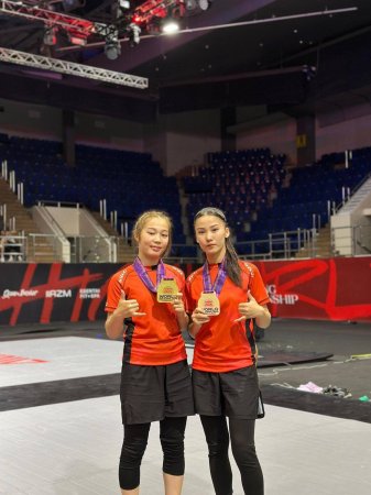 Қос спортшы  әлем чемпионатында  топ жарды
