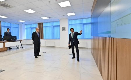 Қасым-Жомарт Тоқаев суперкомпьютерді іске қосу рәсіміне қатысты
