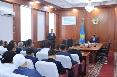 Әдеп жөніндегі уәкіл Сырдариялық мемлекеттік қызметшілермен кездесті