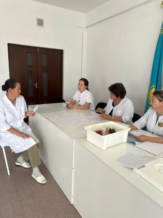 Медицина мамандары аттестация тапсырды