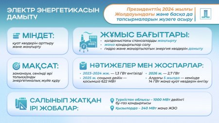 Электр энергетикасы: басты міндет – энергетикалық тәуелсіздікті қамтамасыз ету