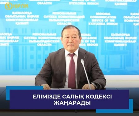 Елімізде салық кодексі жаңарады
