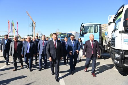 Еңбек күні қарсаңында «Үлгілі елді мекен» облыстық  конкурсы жеңімпаздарына 19 коммуналдық техника табысталды