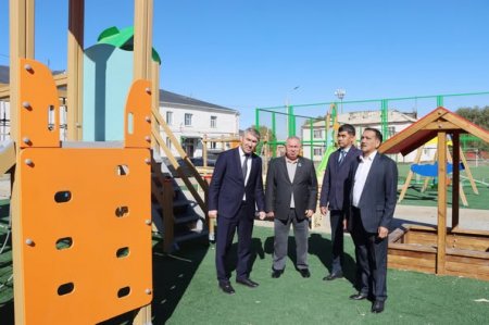 Аудан әкімі Тереңөзек кентіндегі абаттандыру жұмыстарымен танысты