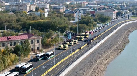 Қызылордада Тәуелсіздікке  25 жыл  даңғылының екінші кезеңі аяқталып, пайдалануға берілді