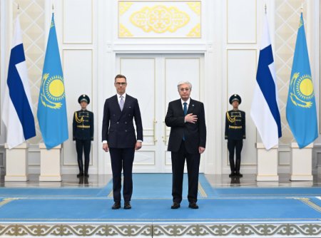 Мемлекет басшысы Финляндия Президенті Александр Стуббпен келіссөз жүргізді