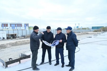 Құрылыс барысы бақылауда