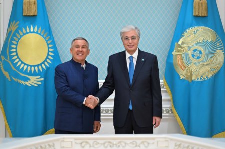 Мемлекет басшысы Татарстан Республикасының Раисы Рустам Миннихановпен кездесу өткізді