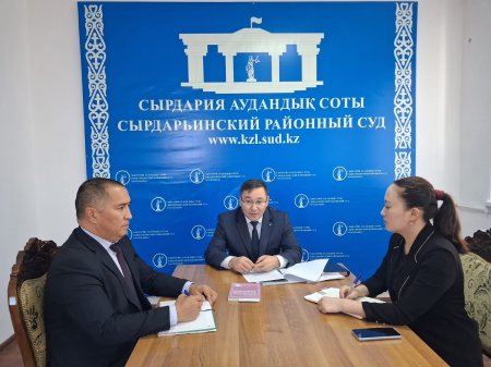 Тәртіпке бағынған құл болмайды: сот төрағасы аудандағы ахуалды айтты