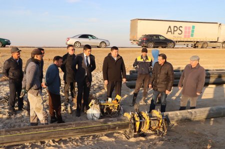 Ақжарма ауылын газдандыру жұмысы жүргізілуде