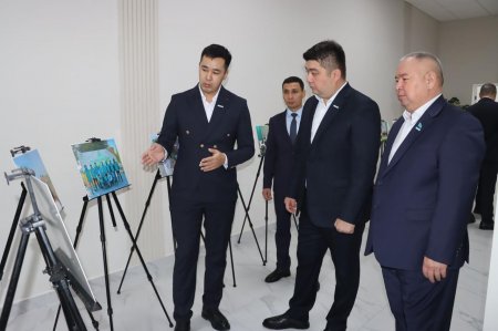 «AMANAT» партиясы облыстық филиалының төрағасы жастармен кездесті