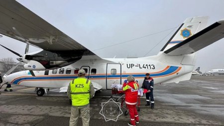 Қазақстан ТЖМ ұшағы баланы шұғыл емдеуге жеткізді