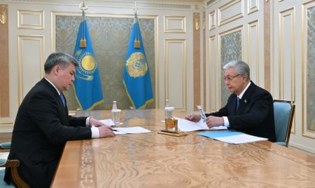 Қасым-Жомарт Тоқаев «QazaqGaz» ҰК» АҚ басқарма төрағасы Әлібек Жамауовты қабылдады