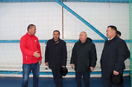 Ақжарма ауылындағы спорт нысанының жай-күйімен танысты