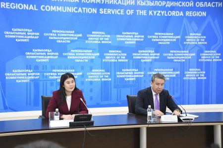 Қазалы ауданы әкімі брифинг өткізді