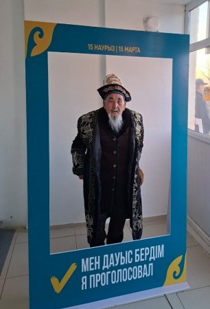 Аудан бойынша барлық референдум учаскелерінде арнайы фотозоналар орнатылған