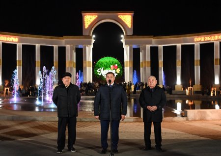 Қызылордада қайта салынған Президент паркі пайдалануға берілді