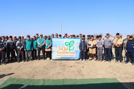 «Мөлдір бұлақ» акциясы аясында өзен жағалауы тазартылды