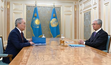 Қасым-Жомарт Тоқаев Қаржылық мониторинг агенттігінің төрағасы Жанат Элимановты қабылдады