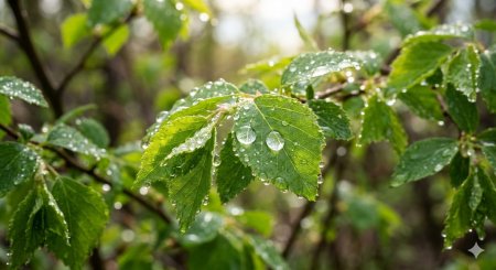Сәуір жаңбыры –  тіршіліктің тынысы