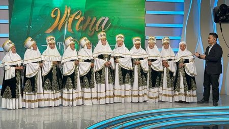 Ақ әжелер жаңа толқында ән шырқады