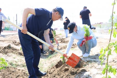 «Таза Қазақстан» акциясы аясында тал егу іс-шарасы өтті