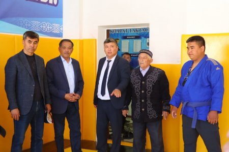 "Қазақстан халқына" қоры арқылы спорт бөлмелері жабдықталды