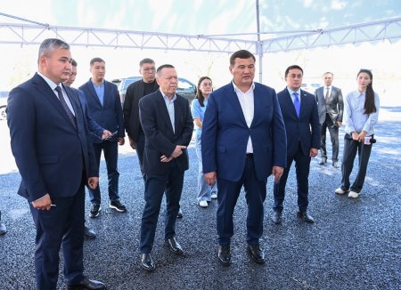 Тасбөгет кентінде жол инфрақұрылымын дамыту жұмыстары қарқынды жүргізілуде