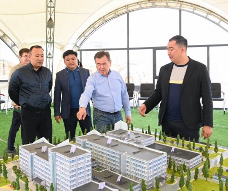 Облыс әкімі Қызылорда қаласындағы құрылыс нысандарын аралады
