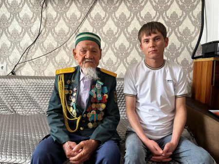 Кәсіпкер ҰОС ардагерінің батасын алды