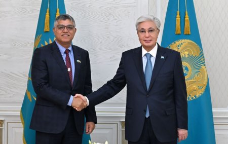 Мемлекет басшысы БҰҰ Дүниежүзілік метеорология ұйымының президенті, БАӘ Ұлттық метеорология орталығының бас директоры Абдулла Әл-Мандусты қабылдады