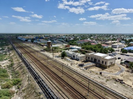 Тереңөзек вокзалының және көпір құрылысы жалғасуда