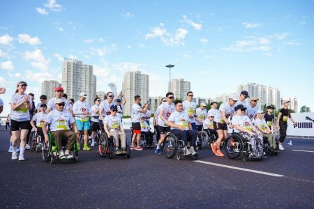Параатлеттер Astana Half Marathon жарысына қатысты