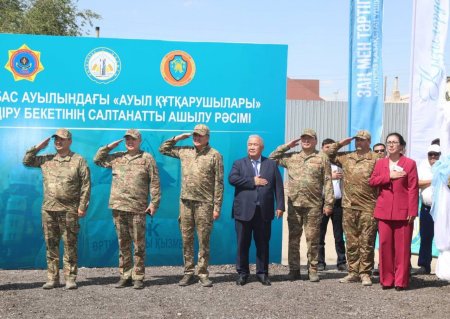 Қамыстыбас және Жанқожа батыр ауылдарында өрт сөндіру бекеттері ашылды