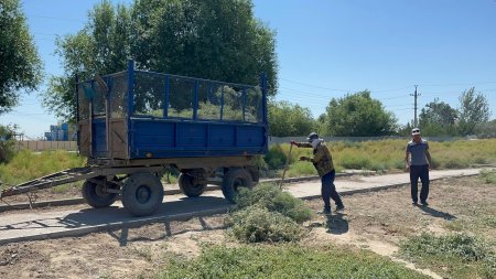 «Таза Қазақстан» экологиялық акциясы аясында сенбілік жұмыстары жүргізілді