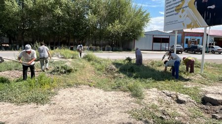 «Таза Қазақстан» экологиялық акциясы аясында сенбілік жұмыстары жүргізілді