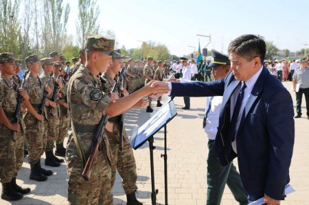 Ұлттық ұланның 200 жас сарбазы әскери ант қабылдады